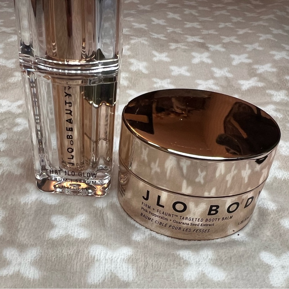 JLO Beaty Body Firm + Booty Balm and Glow Serum